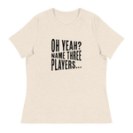 Name 3 Players Womens Tee
