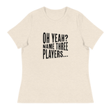 Name 3 Players Womens Tee