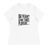 Name 3 Players Womens Tee