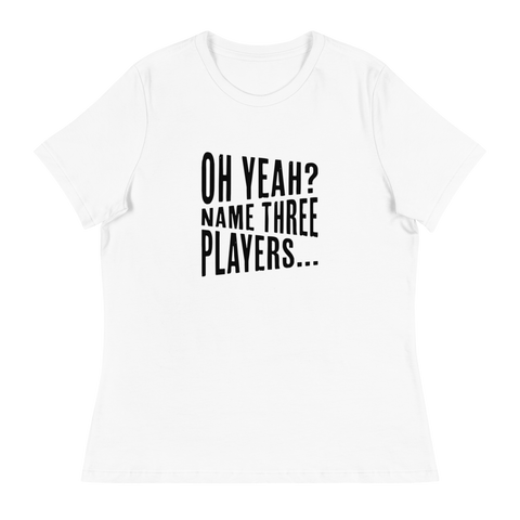 Name 3 Players Womens Tee